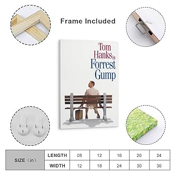 壁美人付　ACME アクメファニチャー　フォレストガンプ　ポスター付 Amazon.co.jp: フォレストガンプ映画ポスター24 in x36in